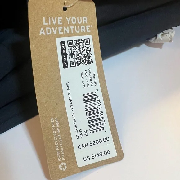 🆕Eddie Bauer Men’s Ultimate Voyager Travel Blazer – Size 44 - Picture 15 of 16